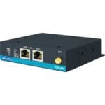 Gedrehte Ansicht des ICR-2412 LTE Cat-M/Cat-NB IoT Router von Advantech