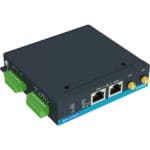 ICR-2437 450 MHz LTE Mobilfunkrouter von Advantech mit Wand Montagehalterung von oben