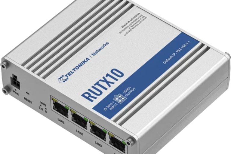 RUTX10 Gigabit Ethernet LAN/WAN Router von Teltonika