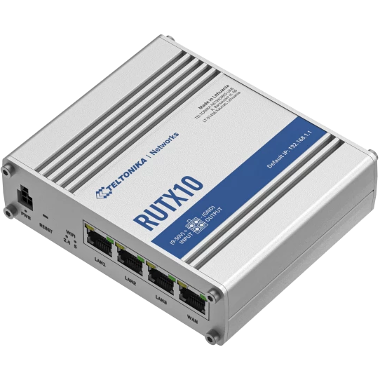 RUTX10 Gigabit Ethernet LAN/WAN Router von Teltonika