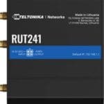 Ansicht von oben des RUT241 4G LTE Industrie Router mit Wi-Fi von Teltonika