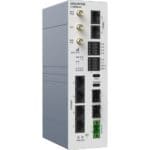Merlin-4609-F2G-T4-S2-DI6-DO2-LV-PFN IEC 61850-3 450 MHz Router von Westermo von vorne