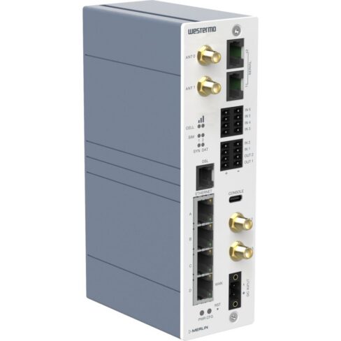 Merlin-4758-V-T4G-S2-DI6-DO2-LV-PFO VDSL 5G Router von Westermo