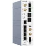 Anschlüsse des Merlin-4758-V-T4G-S2-DI6-DO2-LV-PFO VDSL 5G Routers von Westermo
